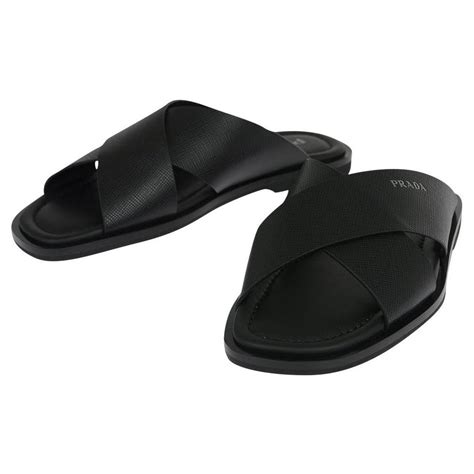 prada mens sliders|prada men's moccasins.